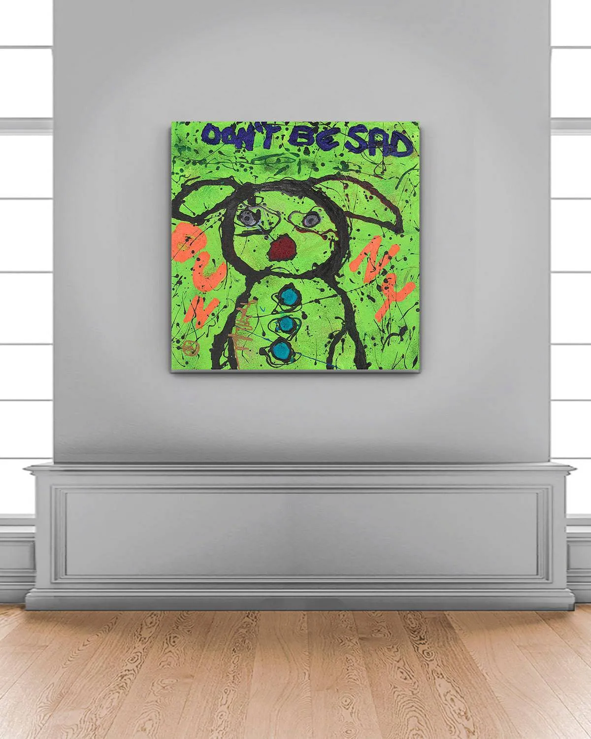 Don't Be Sad Bunny - Original Painting