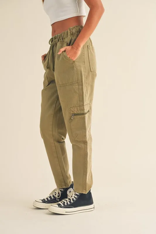 Drawstring Cargo Pant