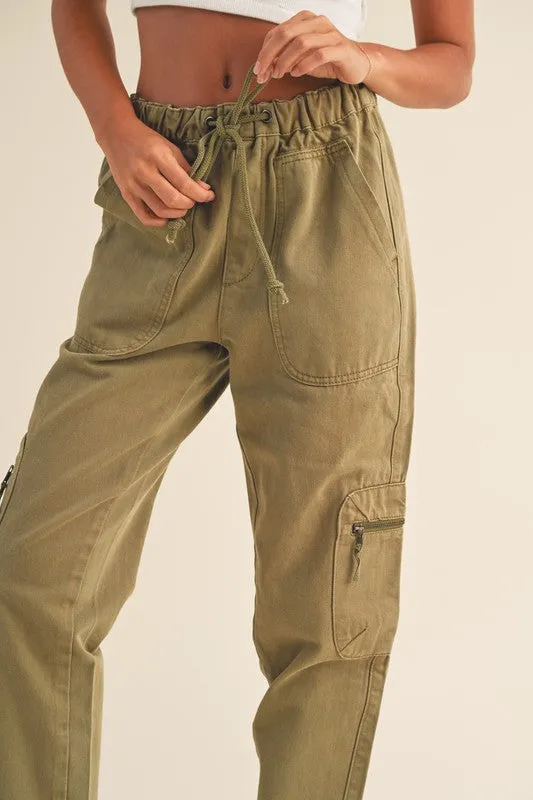 Drawstring Cargo Pant