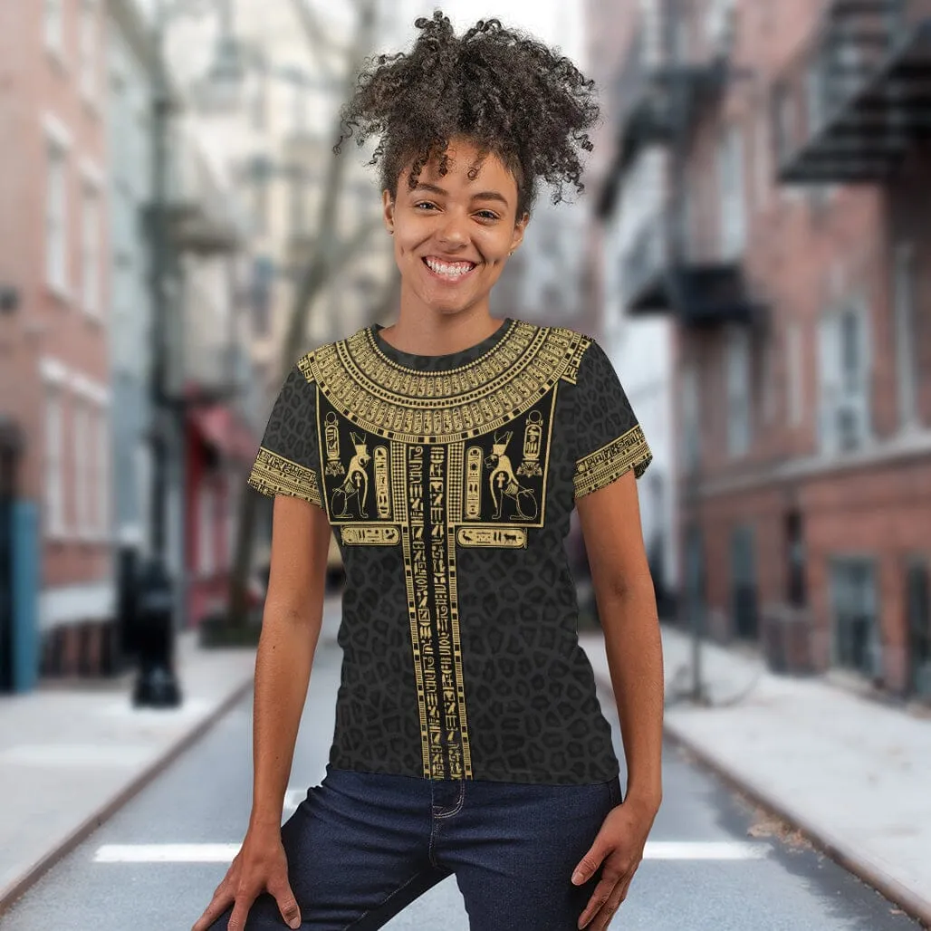 Egyptian Hieroglyphs Pattern T-Shirt