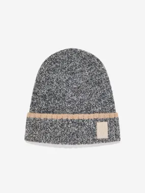 Eleventy Boys Wool Beanie Hat in Navy