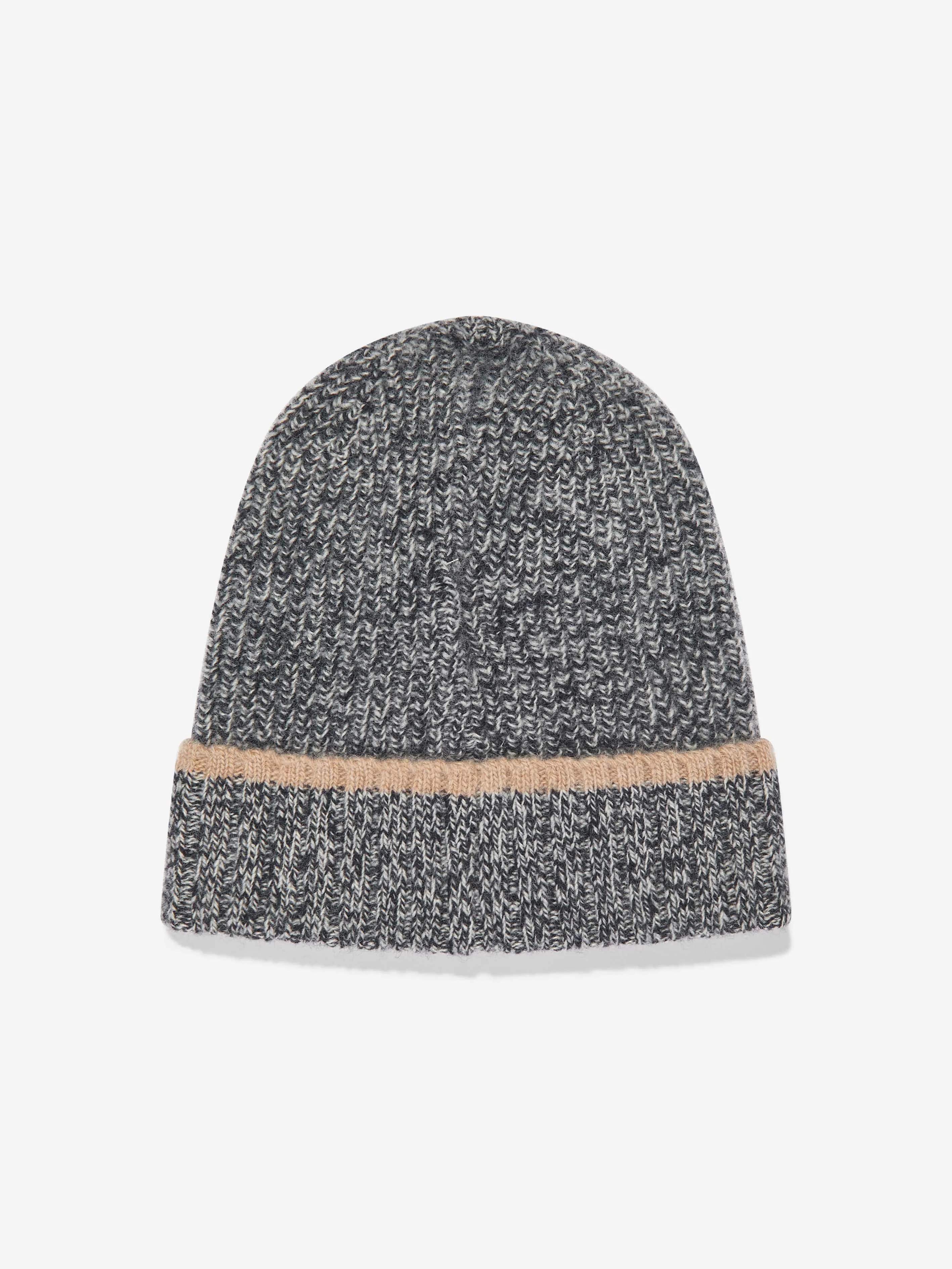 Eleventy Boys Wool Beanie Hat in Navy