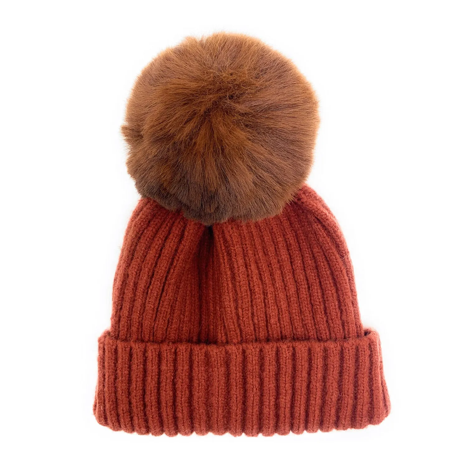 Empire Cove Winter Kids Boys Girls Cable Knit Cuff Beanie with Pom Pom