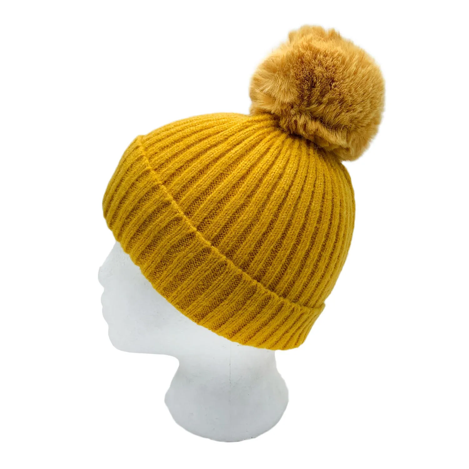 Empire Cove Winter Kids Boys Girls Cable Knit Cuff Beanie with Pom Pom