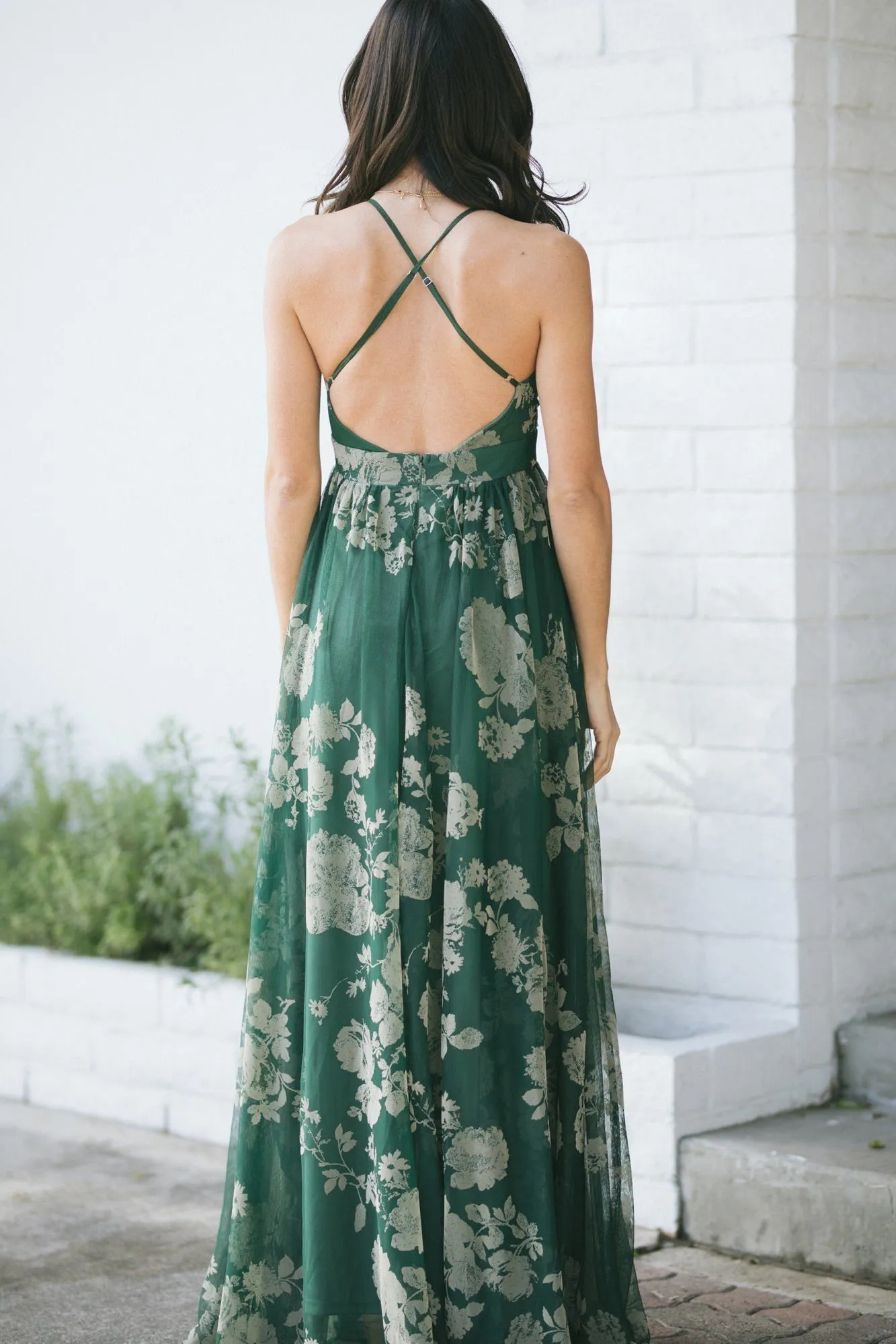 Estee Velvet Floral Maxi Dress