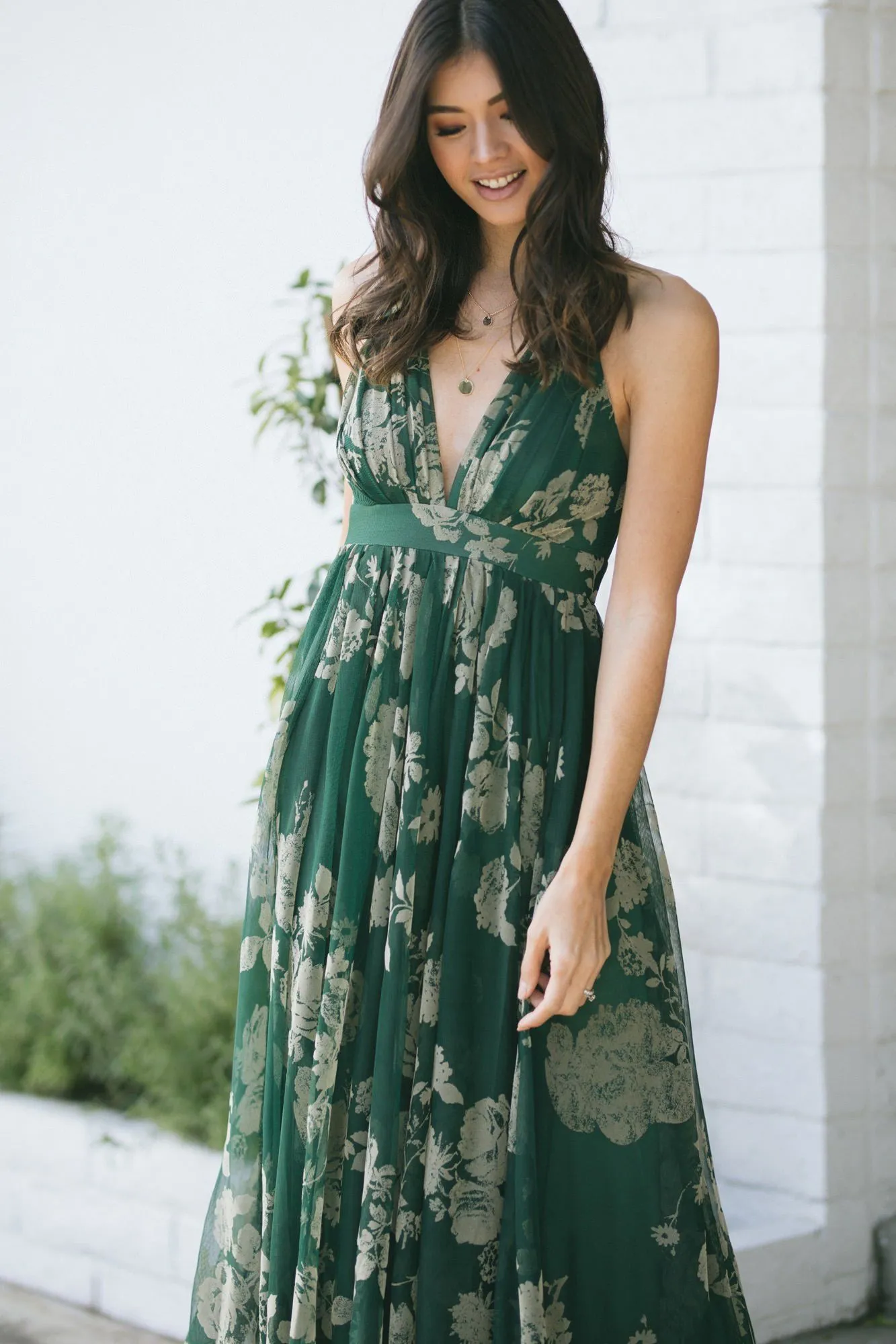 Estee Velvet Floral Maxi Dress