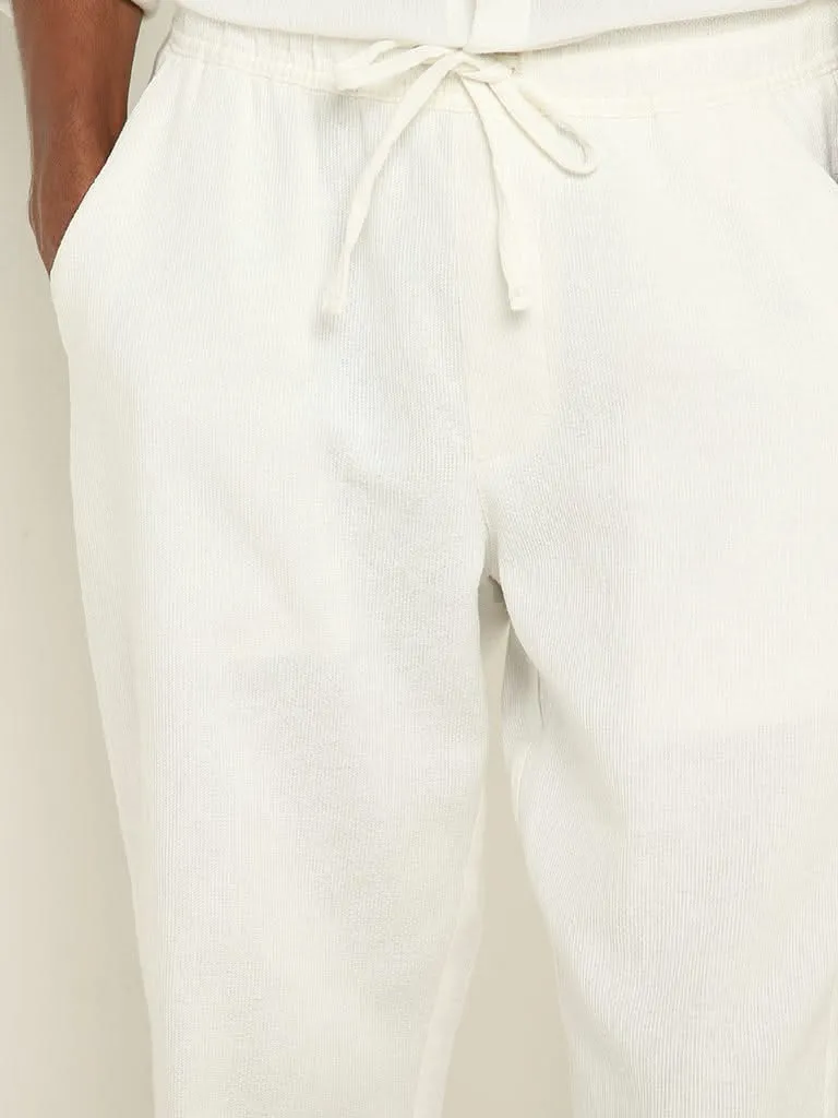 ETA Off-White Relaxed-Fit Mid-Rise Cotton Chinos