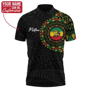 Ethiopia Flag Polo Shirt