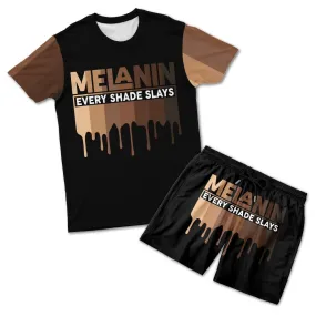 Every Shade Slays Melanin T-shirt and Shorts Set