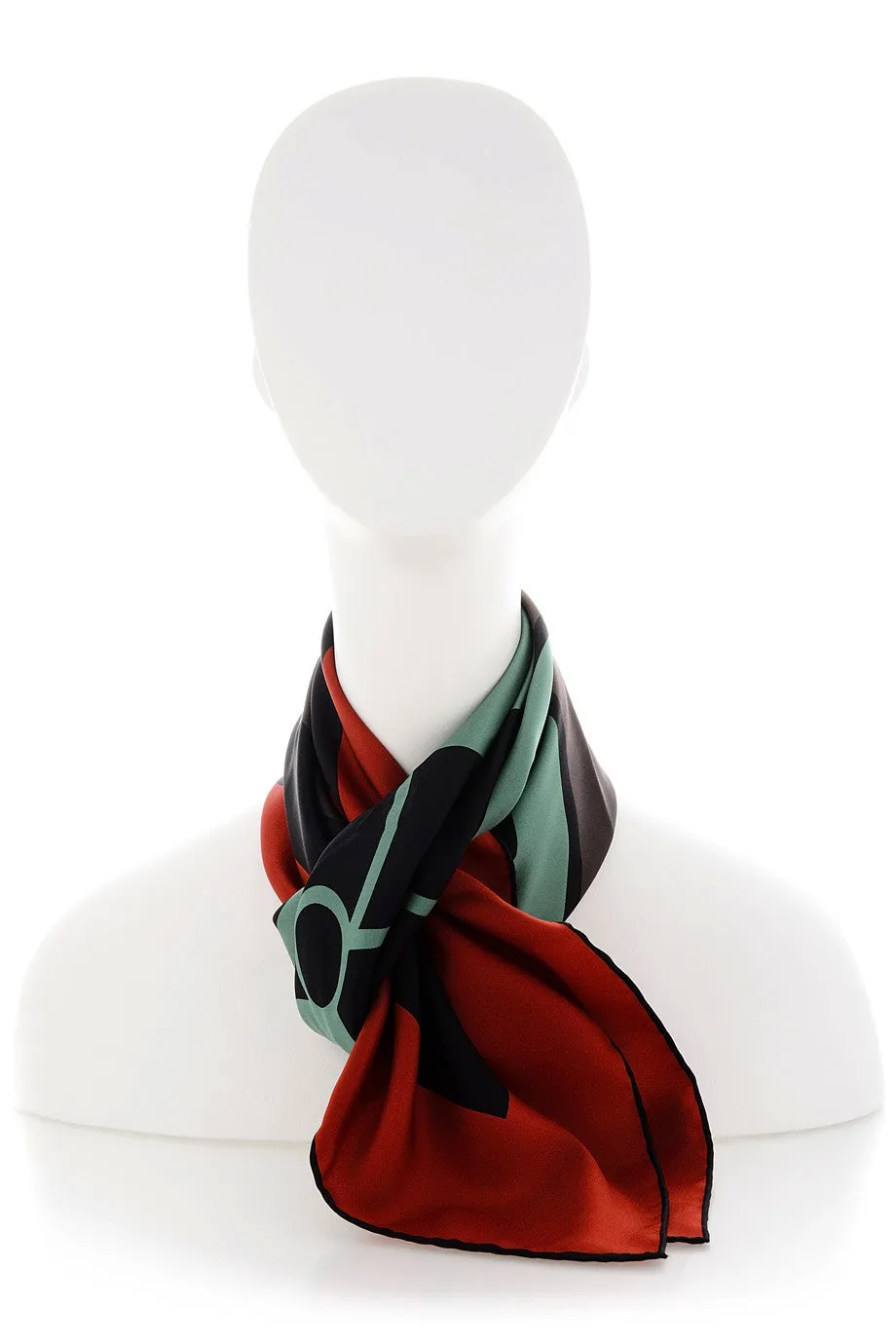 FENDI HORSE WARHOL Selleria Silk Printed Woman Scarf