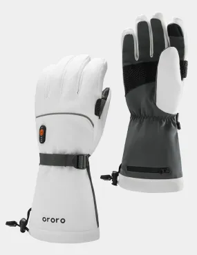 Final Sale - Buffalo Heated Gloves 2.0 - White