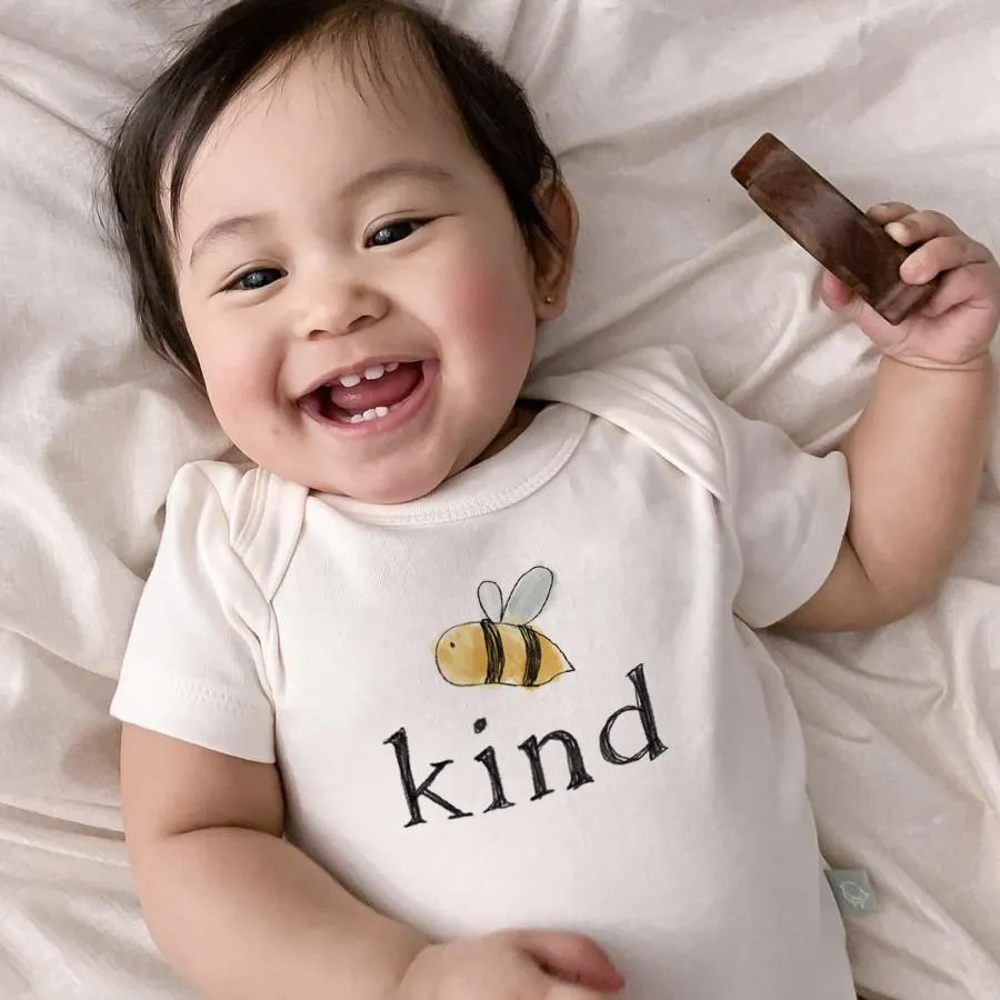 Finn   Emma - Bee Kind Graphic Bodysuit