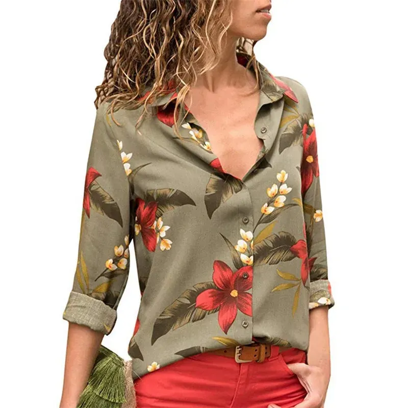 Flowy, classic, long-sleeve blouse, super versatile