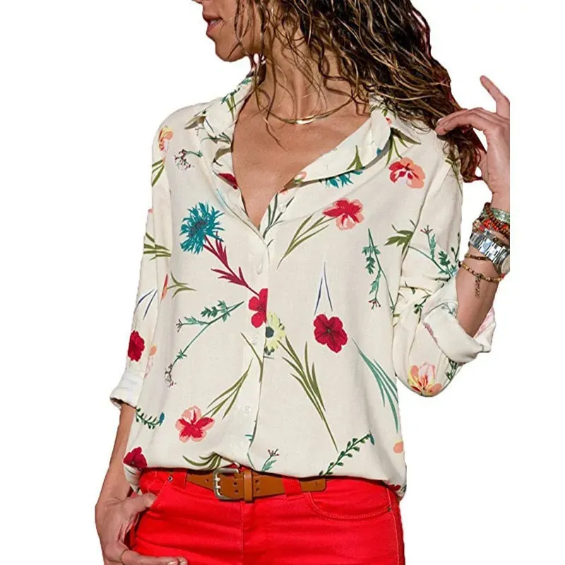 Flowy, classic, long-sleeve blouse, super versatile