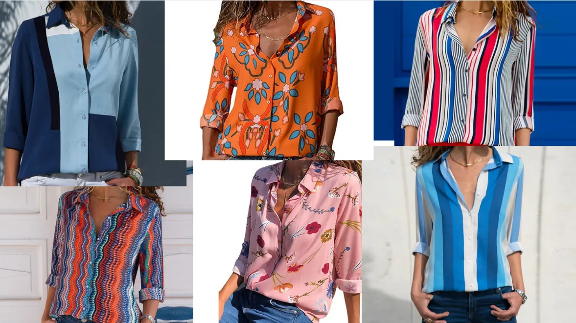 Flowy, classic, long-sleeve blouse, super versatile