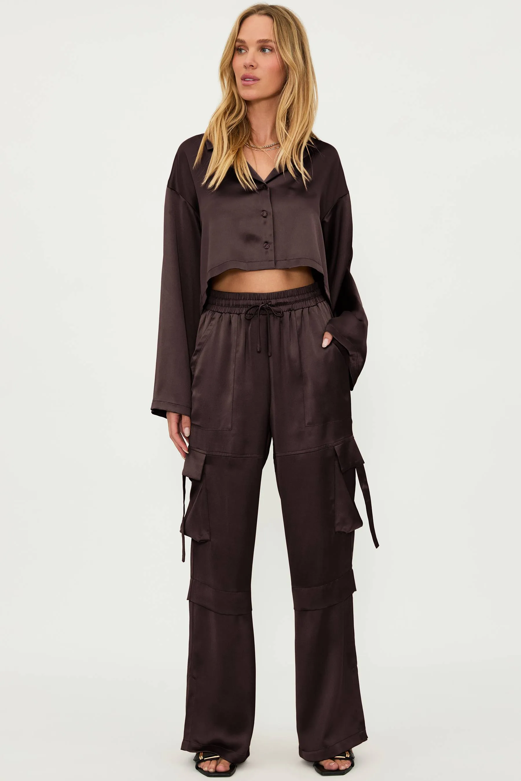 Gianna Pant Java Satin