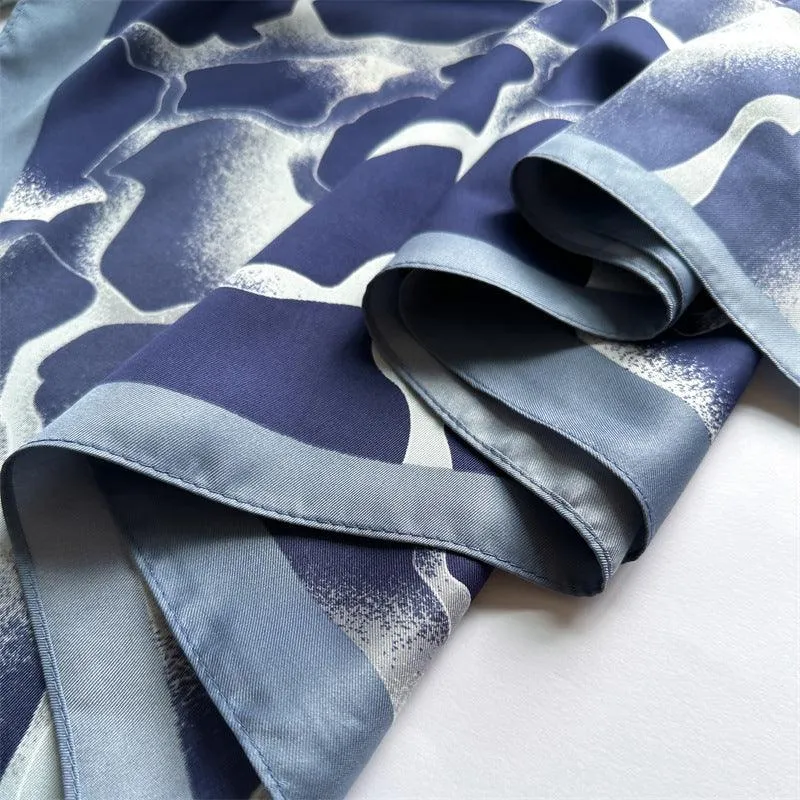 Gradient Style Chic Large Satin Scarf | 90x90cm Bandana | Twill Satin Shawl | Perfect Gift for Her, Mother's Day