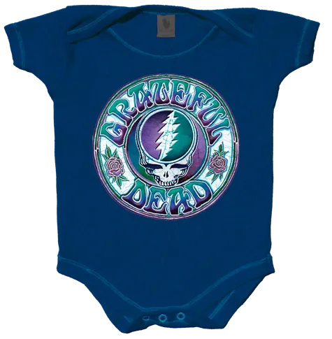 Grateful Dead "Batik Stealie" Infant Onesie Romper