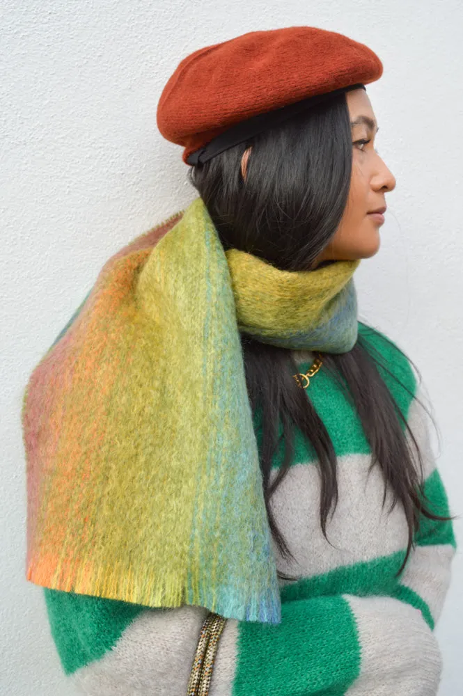 Green Grove Weavers Myrtle Mohair Scarf