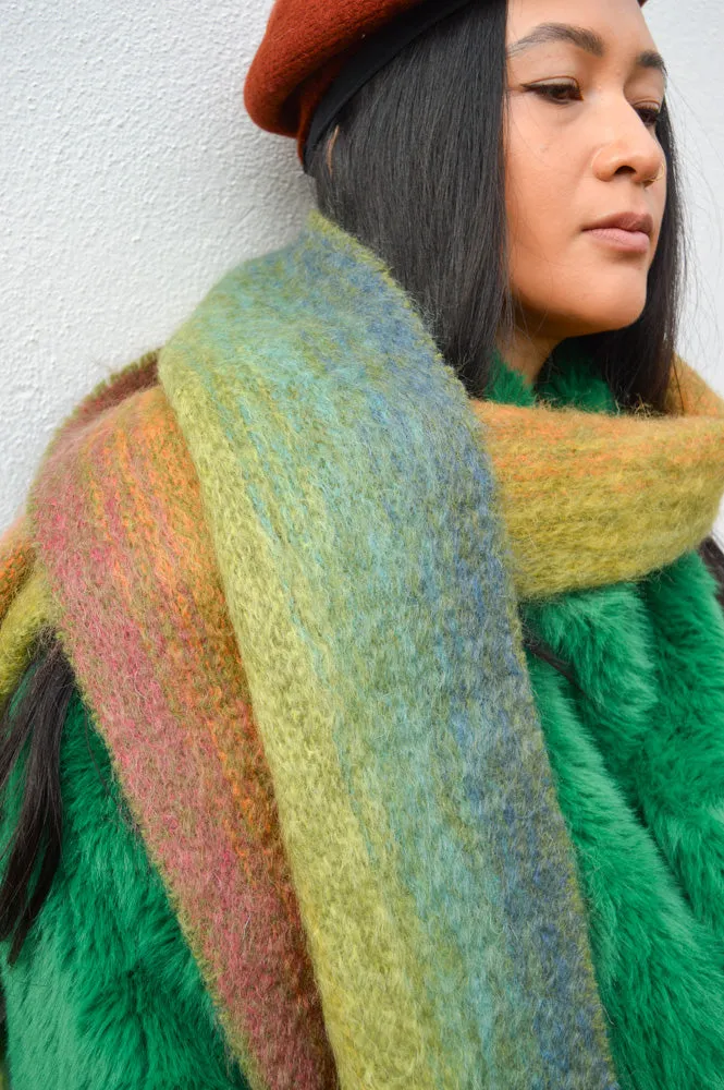 Green Grove Weavers Myrtle Mohair Scarf