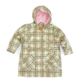 Green Plaid Raincoat