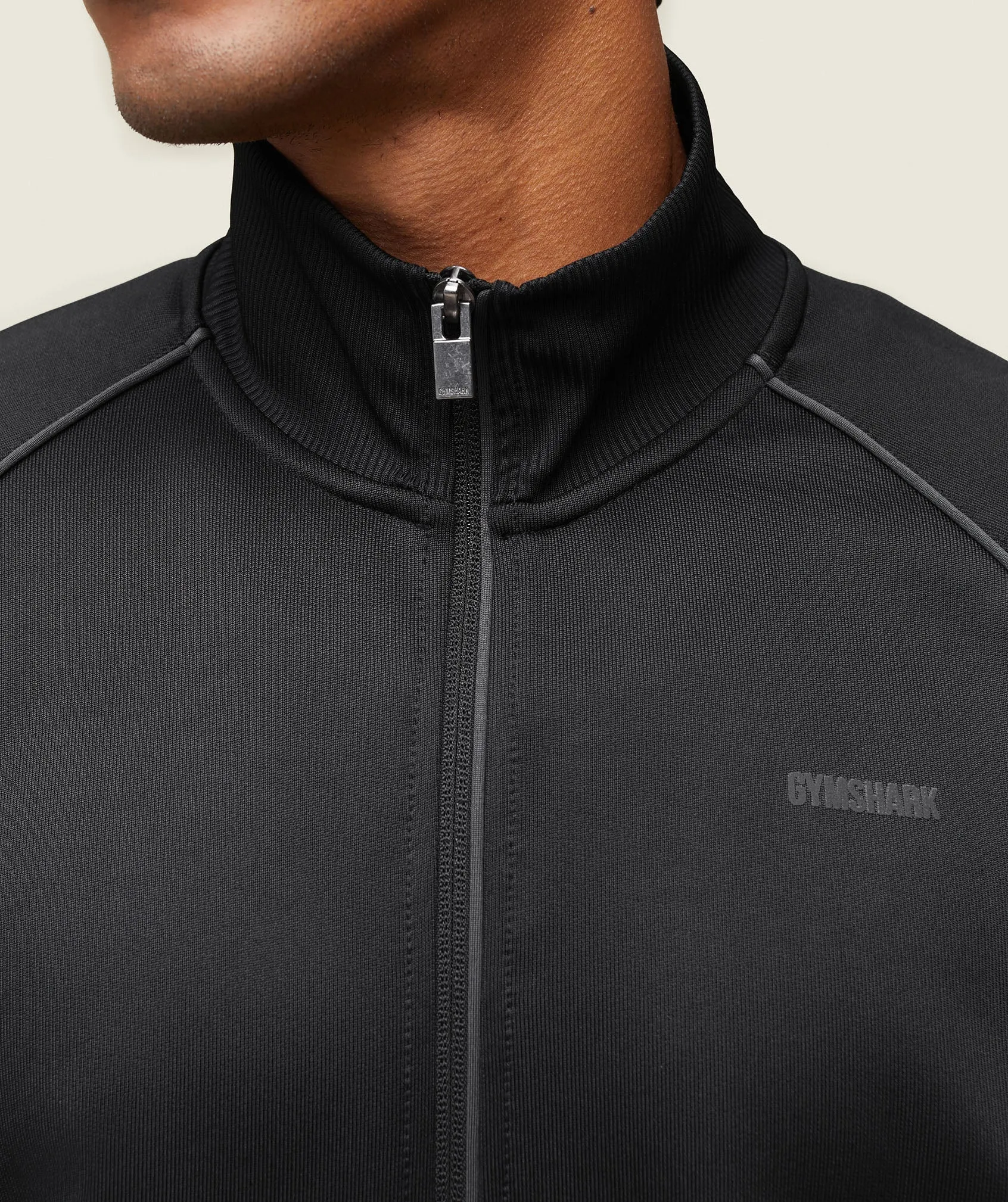 Gymshark everywear Track Jacket - Black/White