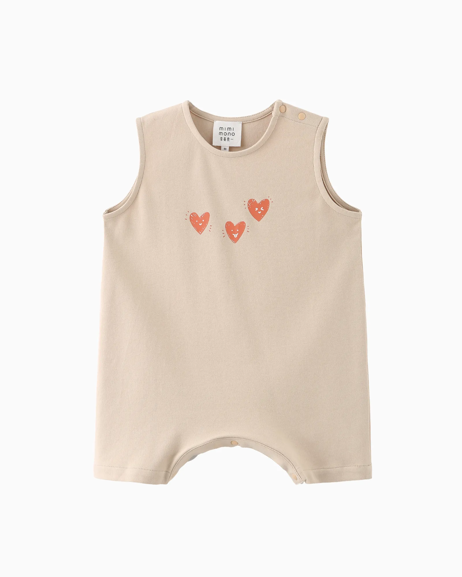 Hearts Baby Romper