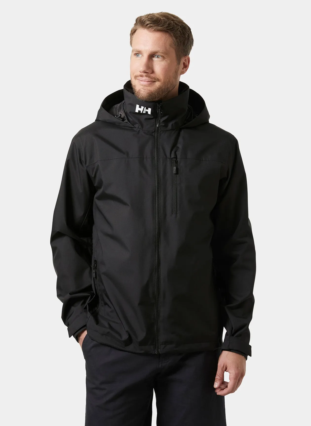 Helly Hansen Crew Hooded Custom Jackets, Black