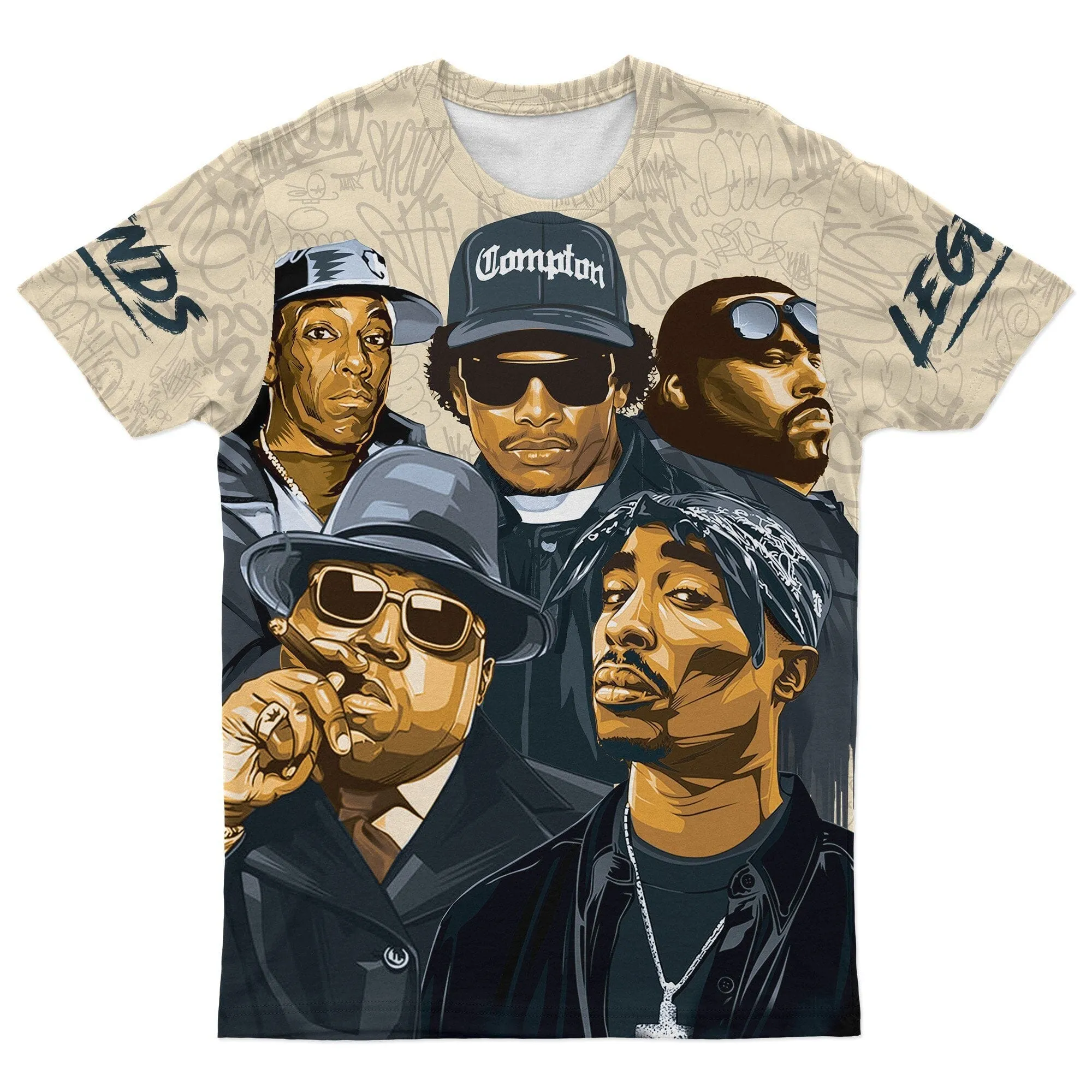 Hip Hop Legends 2 T-shirt and Shorts Set