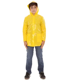 HPO Adult Men's Yellow Raincoat Costume , Perfect For Hallowen