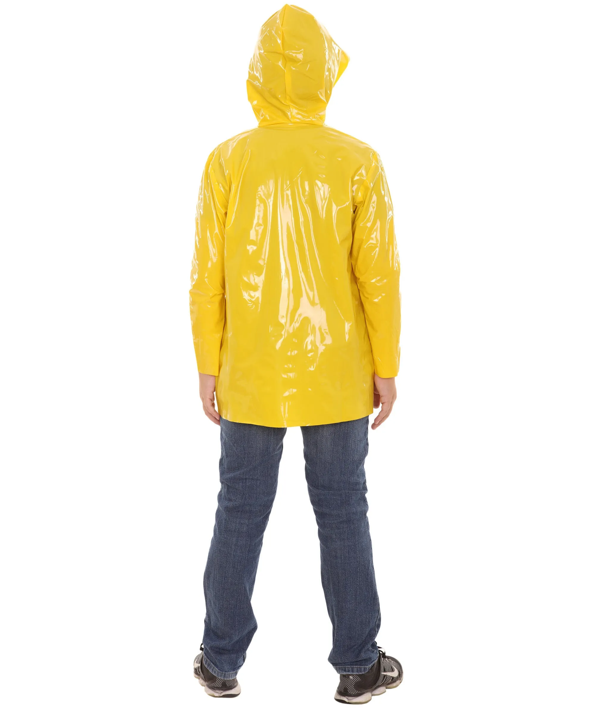 HPO Adult Men's Yellow Raincoat Costume , Perfect For Hallowen