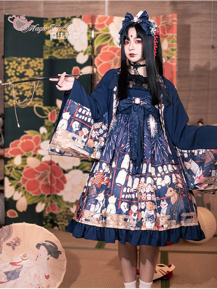 JSK♥Ready to Ship♥Hanabi Festival♥Sweet Lolita Dress