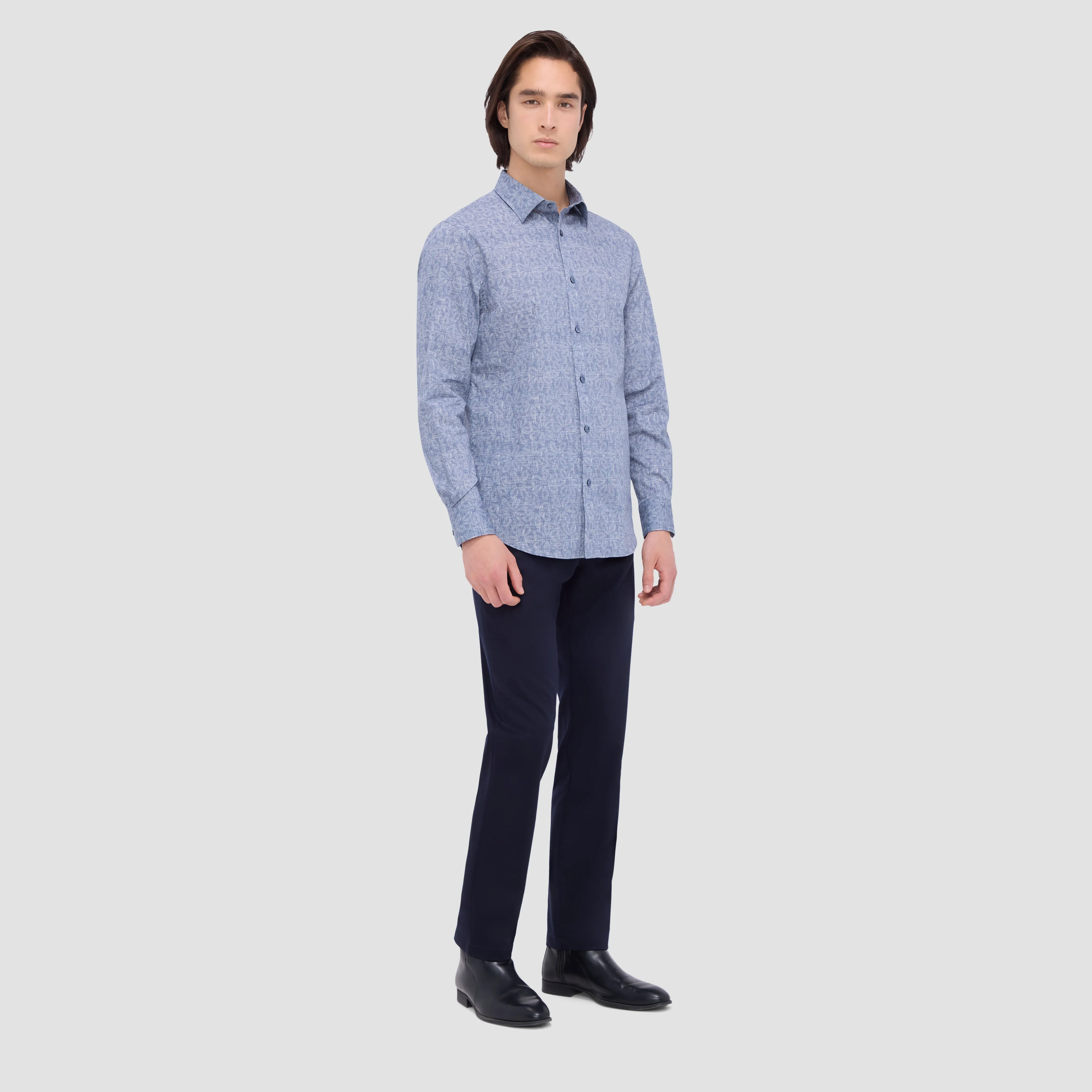 Julian Floral Stitch Shirt