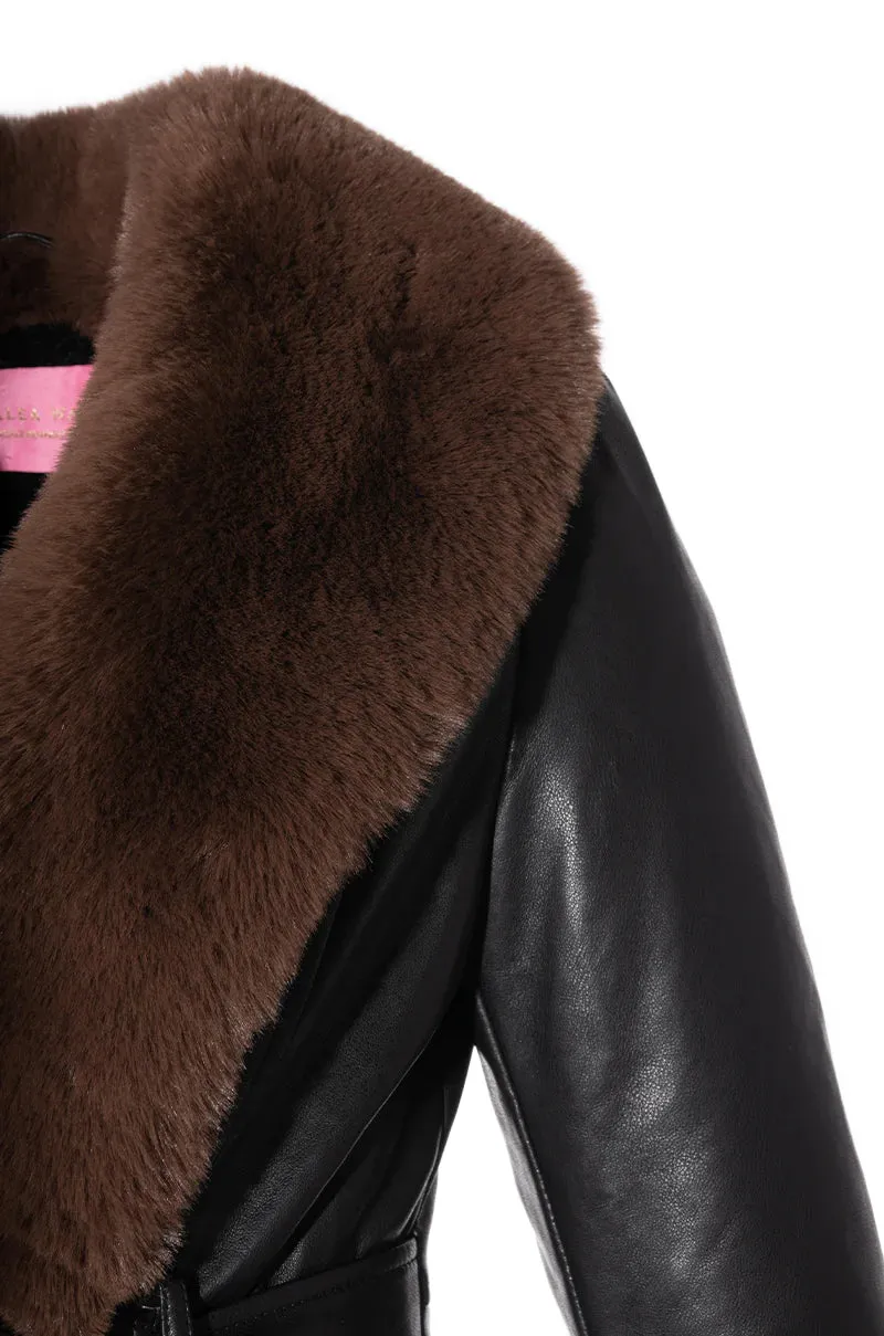 Kenzy Faux Fur Coat