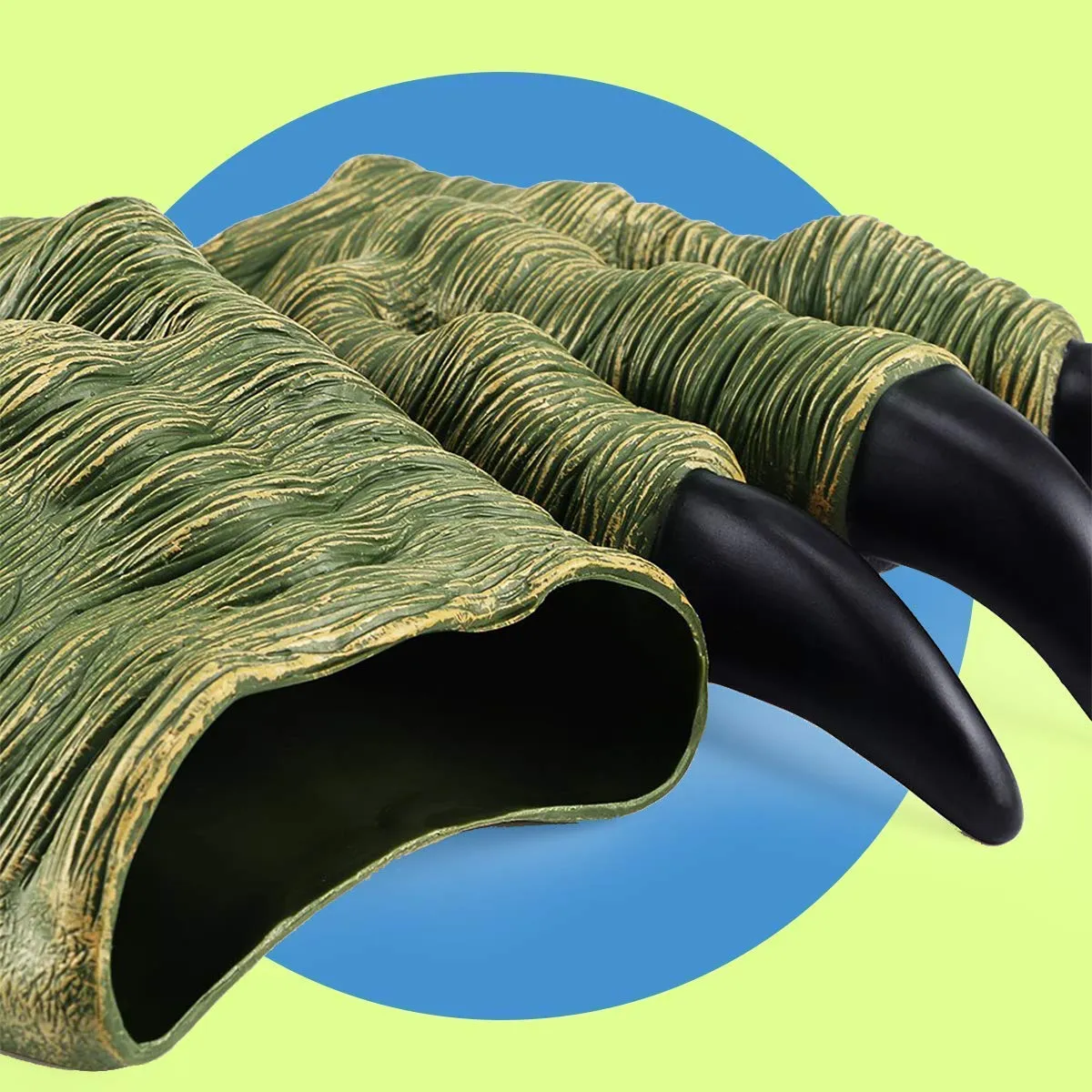 Kicko Plastic Dino Claw Glove - 1 Piece of Oversized Velociraptor Paw - Perfect