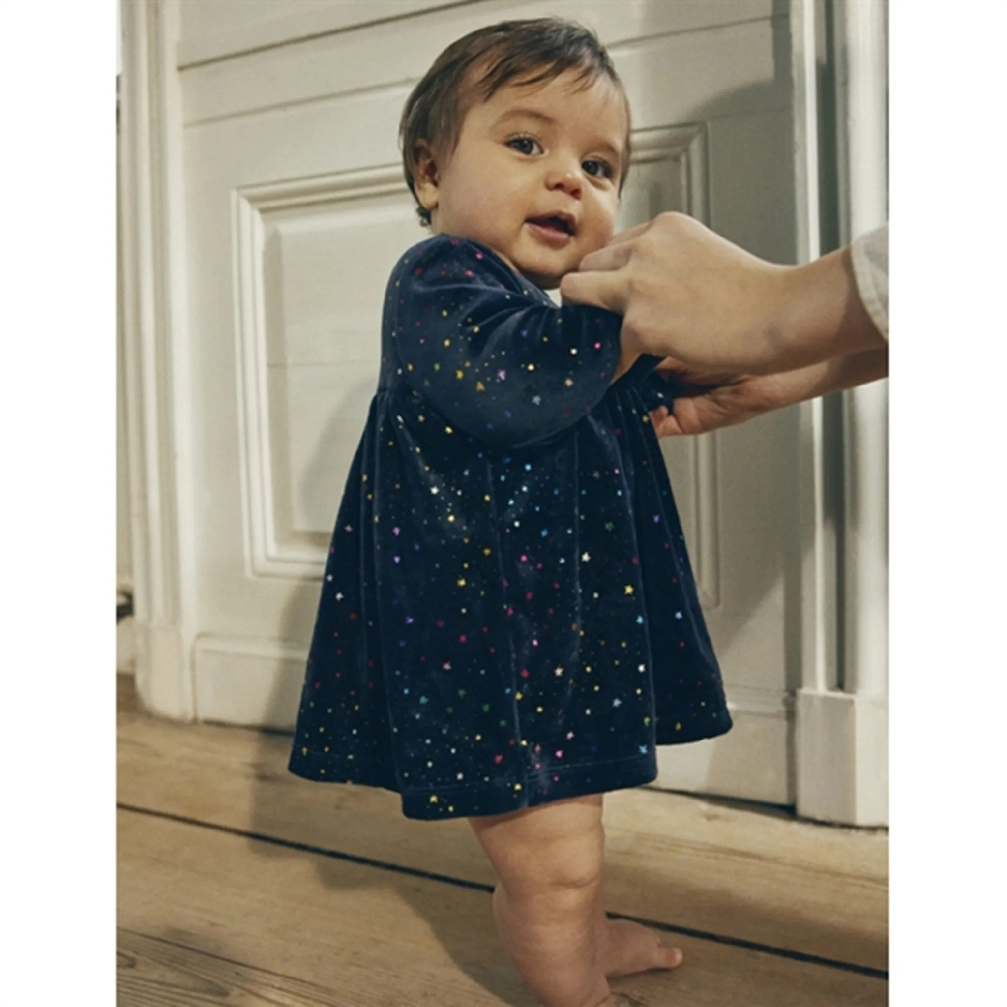 Konges Sløjd Etoile Multi Sparkle Jingle Glitter Romper Dress