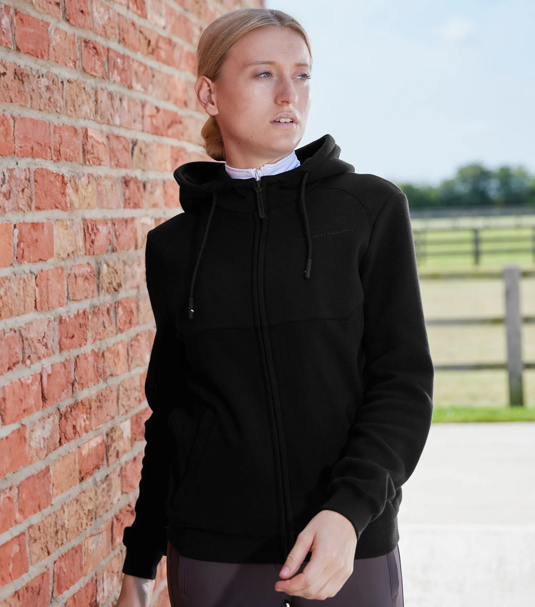 Legato Hooded Full-Zip Sweatshirt Phantom Black