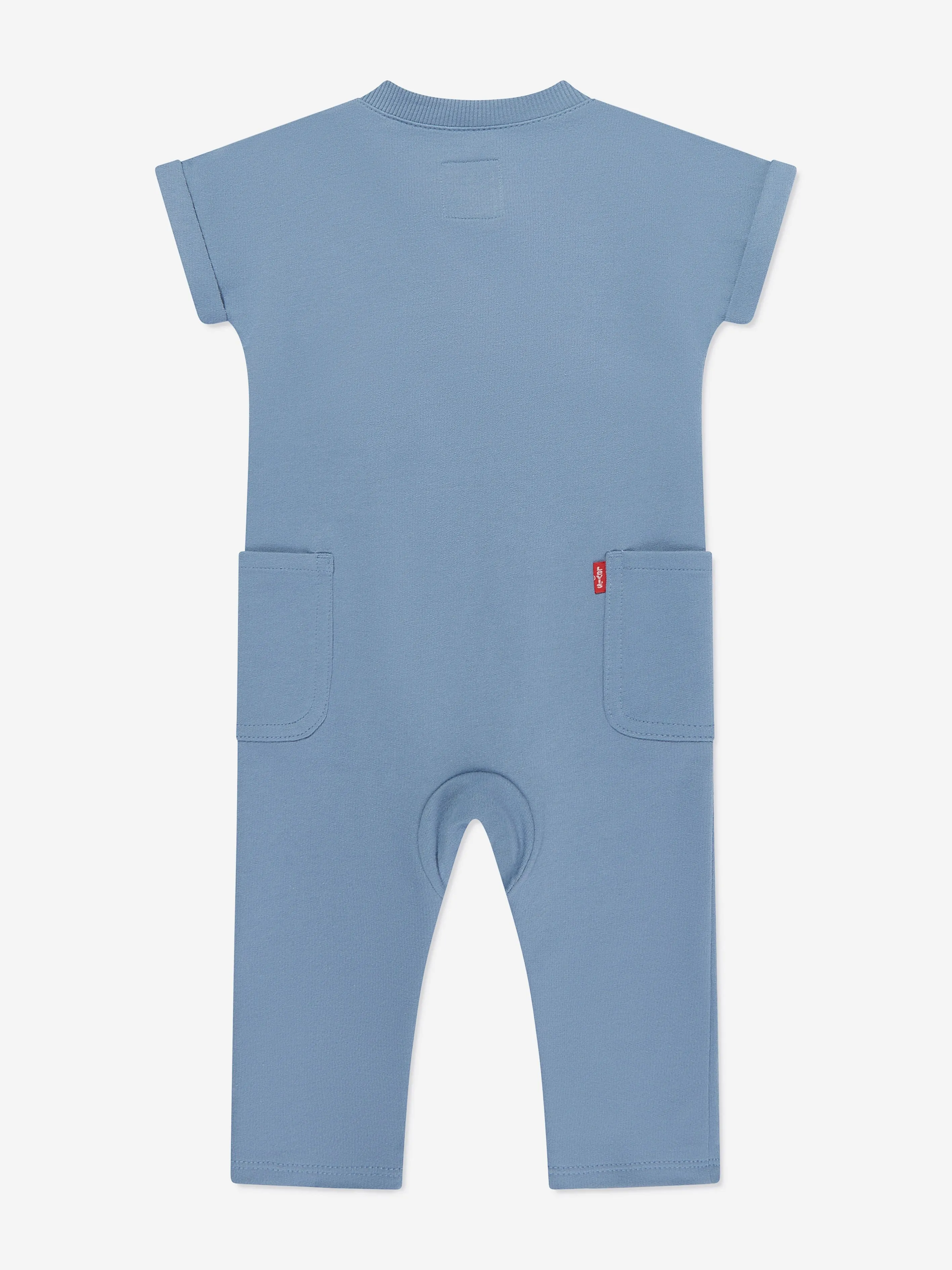 Levi's Baby Boys Henley Romper in Blue