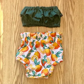 Little Cutie High Waisted Bloomers and Ruffle Top