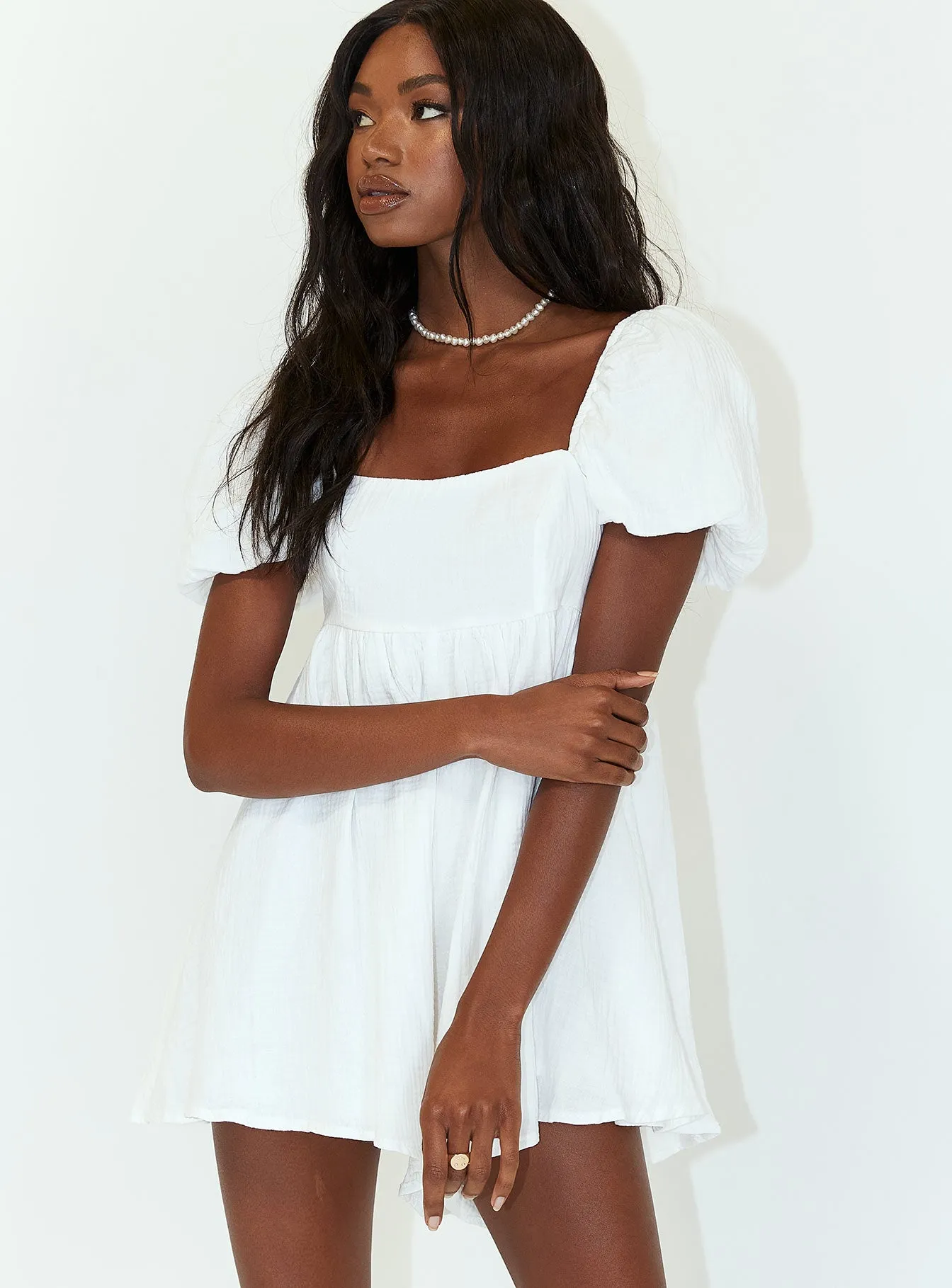 Lorna Romper White