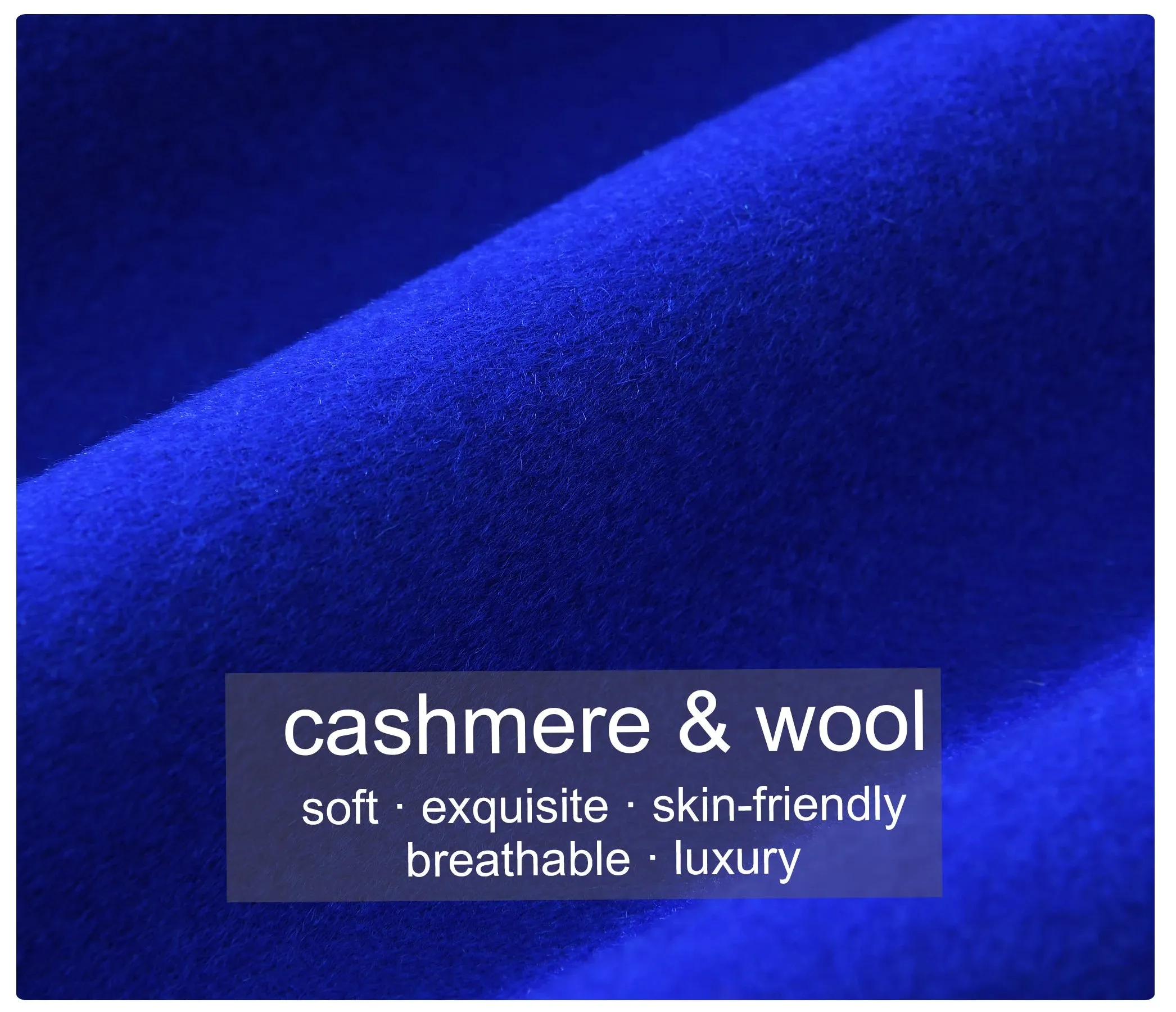 Luxury Cashmere Wool Coat with Genuine Fox Fur Trim