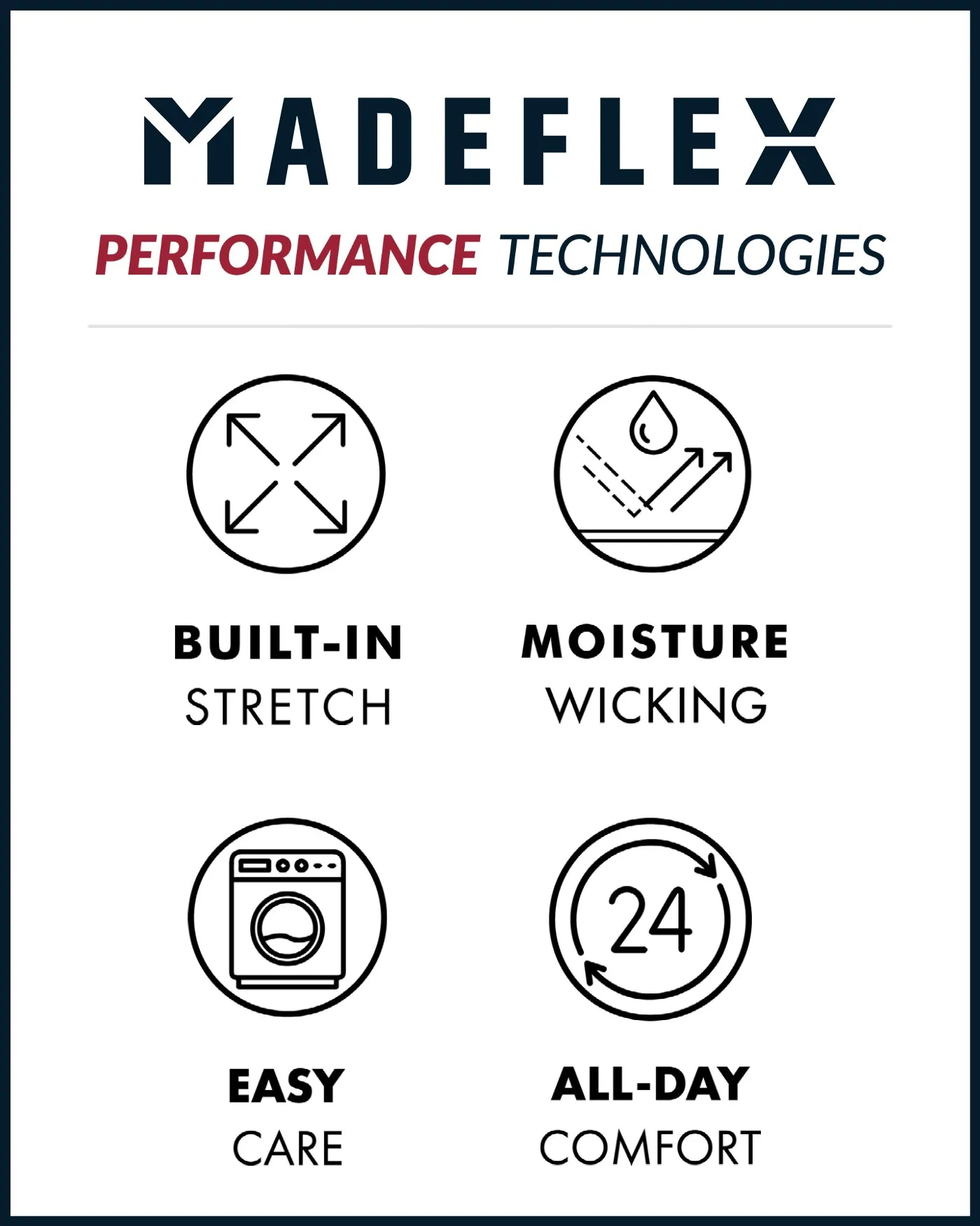 MADEFLEX MOVEMENT BLOCKED PERFORMANCE JACKET