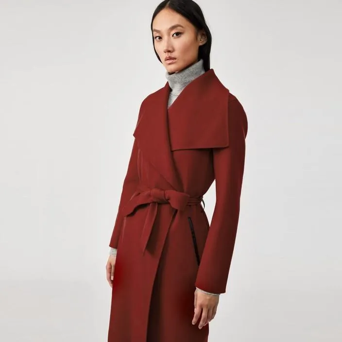 Mai Wool Coat (Brick)