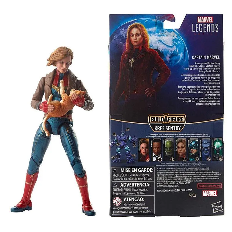 Marvel Captain Marvel 6-inch Legends Captain Marvel in Bomber Jacket Figure