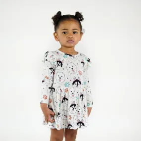 Mav   Goose Bodysuit Twirl Dress