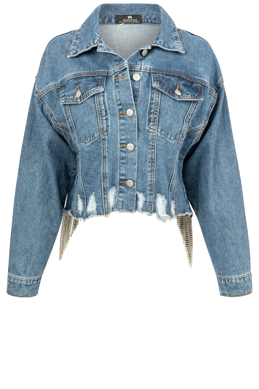 Maverick's Sparkle Denim Jacket