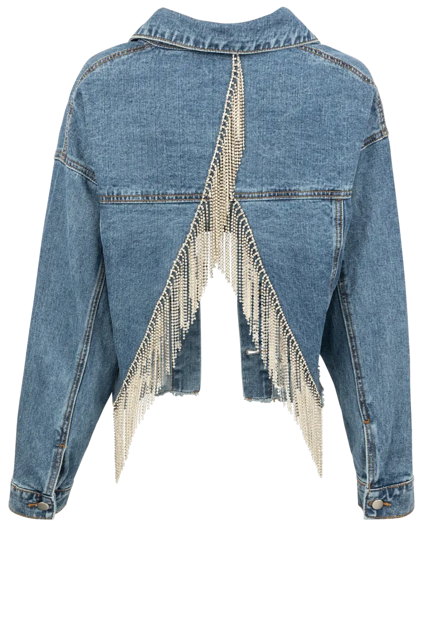 Maverick's Sparkle Denim Jacket