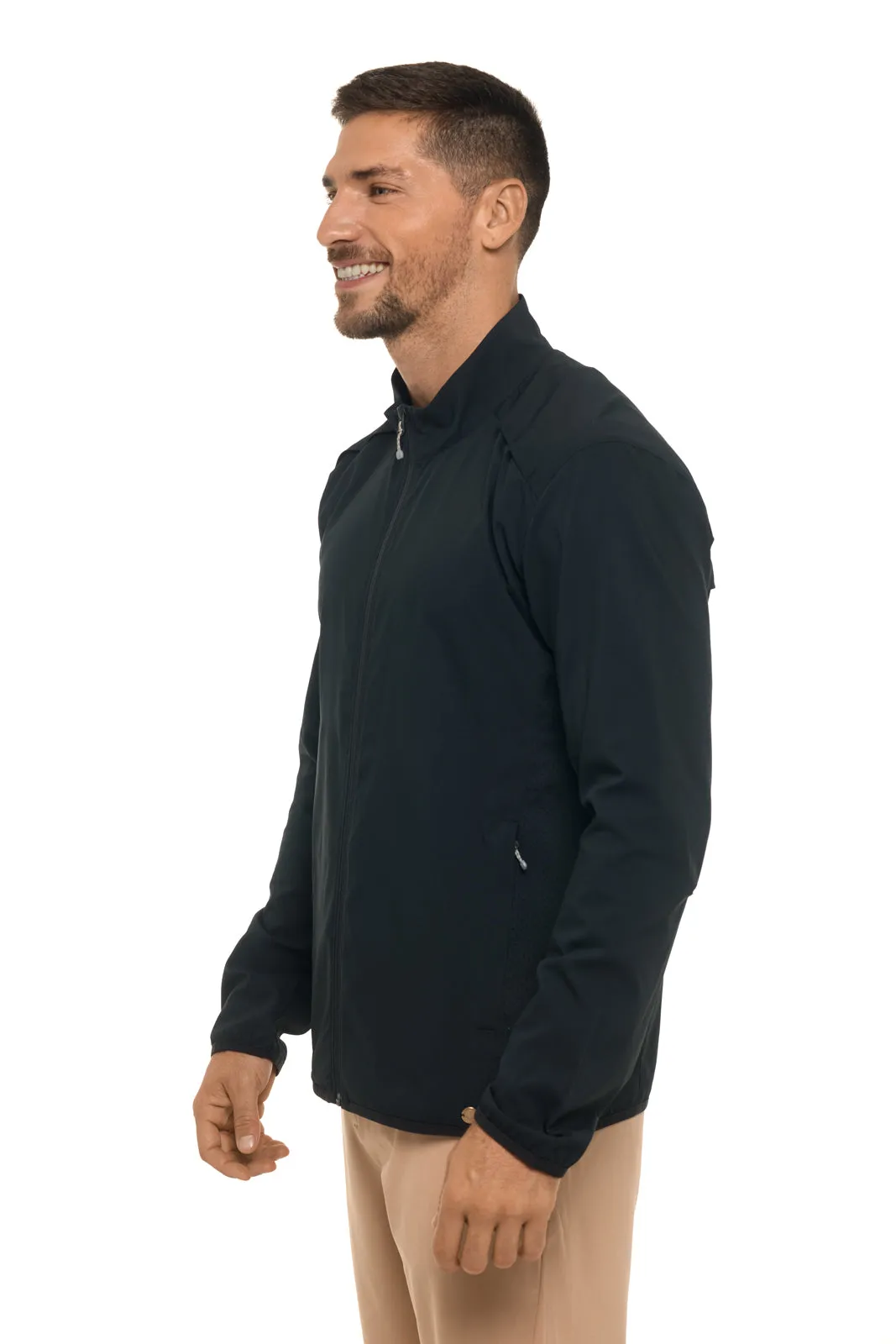 Men's Arcadian Packable Sunblock Jacket  |  Black