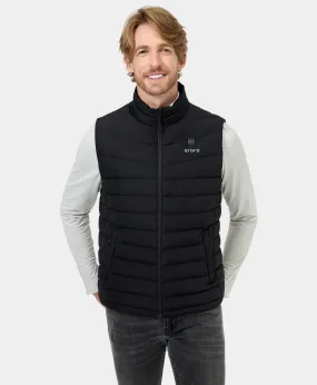 Men's Heated Lightweight Down Vest - Black