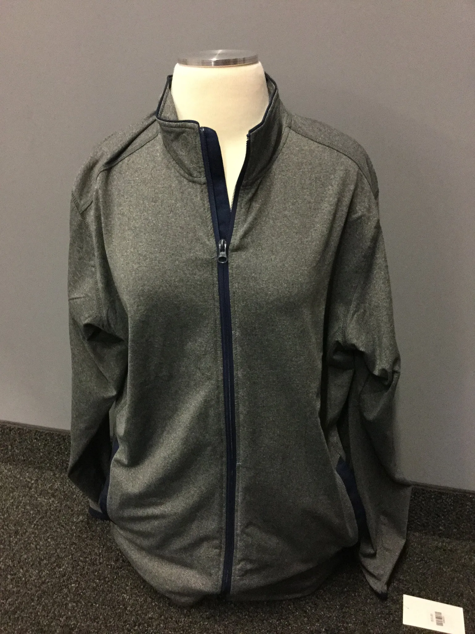 MENS IRISH GREY FULL ZIP